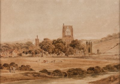 Kirkstall Abbey tekijältä Thomas Girtin