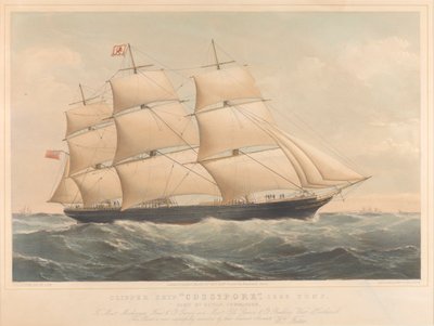 Clipper-alus Cossipore 1226 tonnia tekijältä Thomas Goldsworth Dutton