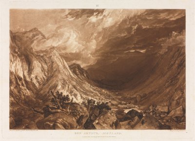 Liber Studorium: Ben Arthur, Skotlanti, n. 1818. tekijältä Thomas Guff Lupton