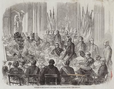 Juhla Hänen Majesteettinsa ministereille Mansion Housessa tekijältä Thomas Harrington Wilson