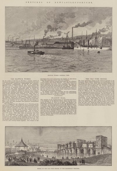Luonnokset Newcastle-upon-Tynestä tekijältä Thomas Harrington Wilson