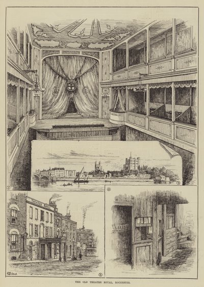Old Theatre Royal, Rochester tekijältä Thomas Harrington Wilson