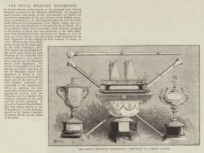Royal Military Exhibition, Trophyt Gordon Housessa tekijältä Thomas Harrington Wilson