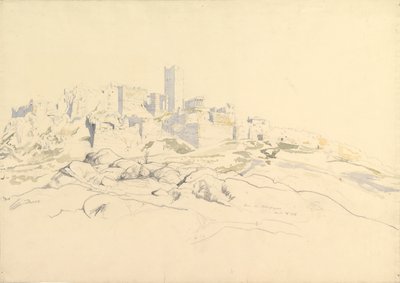 Akropolis Areopagista, Ateena, 24. huhtikuuta 1846. tekijältä Thomas Hartley Cromek