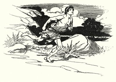 Marathonin taistelu (litografia) tekijältä Thomas Heath Robinson