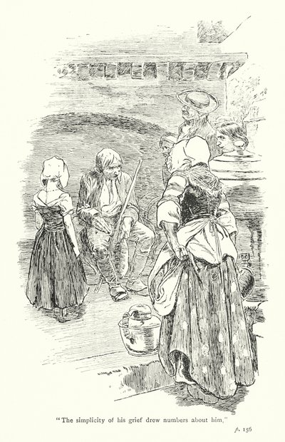 Kuvitus Laurence Sternen teokseen A Sentimental Journey (litografia). tekijältä Thomas Heath Robinson