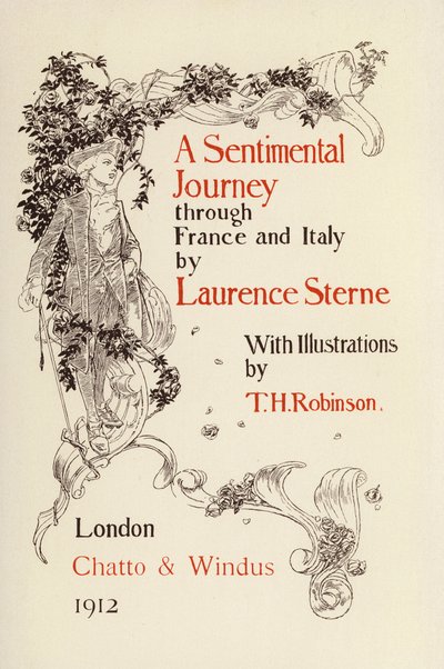 Kuvitus Laurence Sternen teokseen A Sentimental Journey (litografia). tekijältä Thomas Heath Robinson