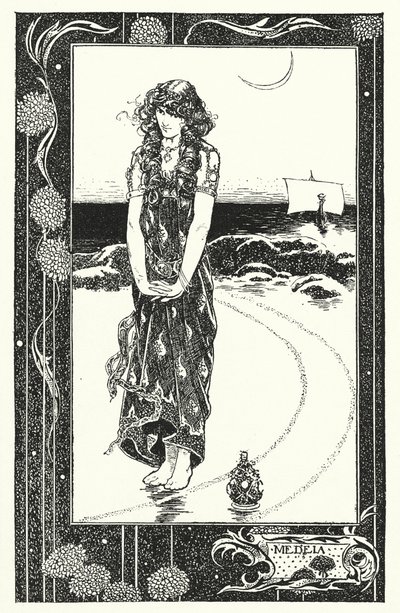 Medeia (litografia) tekijältä Thomas Heath Robinson