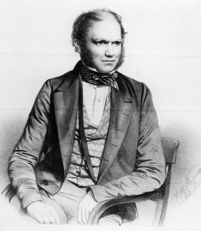 Charles Darwin, 1849 tekijältä Thomas Herbert Maguire