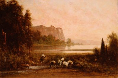 Pyytäjät Yosemiten vuoristossa, 1899 tekijältä Thomas Hill