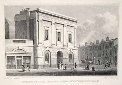 Asylum for the Indigent Blind, Westminster Road, "London and it