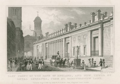 Bank of England, Sir John Soanen rintamilla tekijältä Thomas Hosmer Shepherd