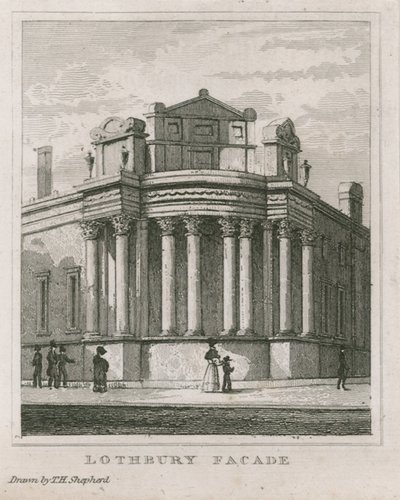 Bank of England, Sir John Soanen rintamilla tekijältä Thomas Hosmer Shepherd