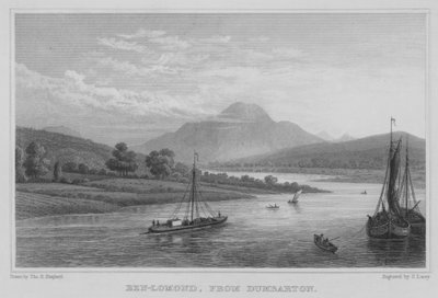 Ben-Lomond, Dumbarton (kaiverrus) tekijältä Thomas Hosmer Shepherd