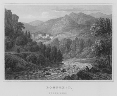 Bonskeid, Perthshire (kaiverrus) tekijältä Thomas Hosmer Shepherd