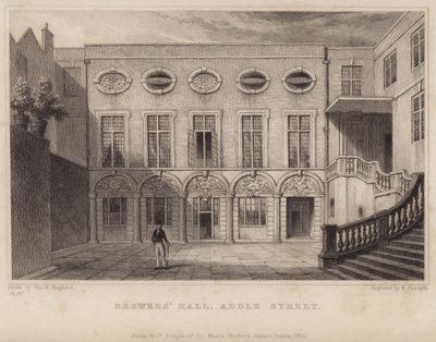 Brewers Hall Addle Streetillä tekijältä Thomas Hosmer Shepherd