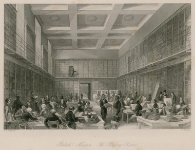 British Museum, lukusali tekijältä Thomas Hosmer Shepherd