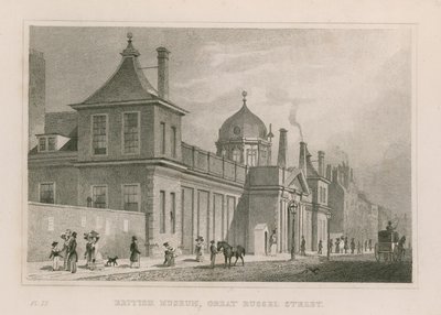 British Museum Montague Housessa tekijältä Thomas Hosmer Shepherd
