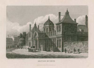 British Museum Montague Housessa tekijältä Thomas Hosmer Shepherd
