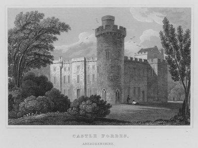 Castle Forbes, Aberdeenshire (kaiverrus) tekijältä Thomas Hosmer Shepherd