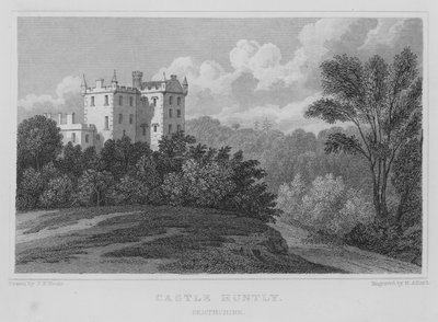 Castle Huntly, Perthshire (kaiverrus) tekijältä Thomas Hosmer Shepherd