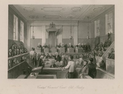Keskusrikostuomioistuin, Old Bailey tekijältä Thomas Hosmer Shepherd