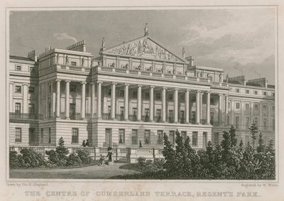 Center of Cumberland Terrace, Regent