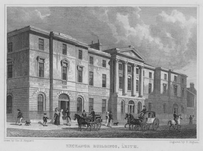 Exchange Buildings, Leith (kaiverrus) tekijältä Thomas Hosmer Shepherd