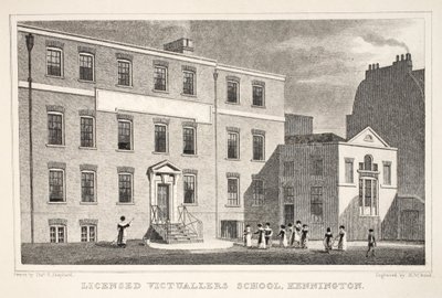 Lisensoitu Victuallers School, Kennington, "London and it