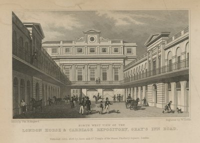 London Horse und Carriage Repository tekijältä Thomas Hosmer Shepherd
