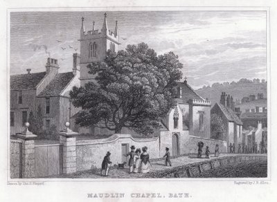 Maudlinin kappeli, Bath (kaiverrus) tekijältä Thomas Hosmer Shepherd