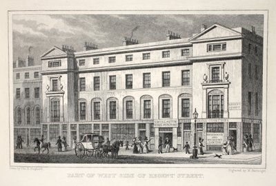 Osa Regent Streetin länsipuolta, pubista "London and it