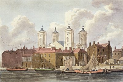 St. Johns Church Westminster, 1815 tekijältä Thomas Hosmer Shepherd
