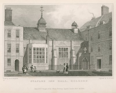 Staples Inn Hall, Holborn tekijältä Thomas Hosmer Shepherd