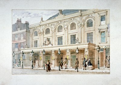 Surrey Theatre ja Surrey Coffee House Blackfriars Roadilla, Southwark, Lontoo, c1835 tekijältä Thomas Hosmer Shepherd