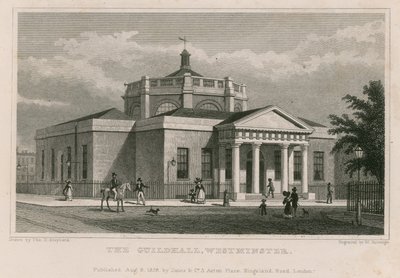 Guildhall, Westminster, Lontoo tekijältä Thomas Hosmer Shepherd