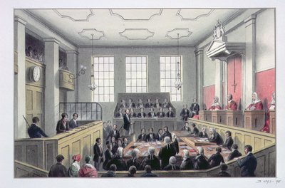 The Old Bailey, Lontoo (sisustus) tekijältä Thomas Hosmer Shepherd