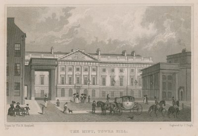 Kuninkaallinen rahapaja, Tower Hill, Lontoo tekijältä Thomas Hosmer Shepherd