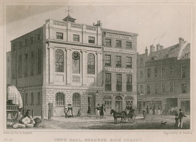 Town Hall, Borough High Street, Southwark, Lontoo tekijältä Thomas Hosmer Shepherd