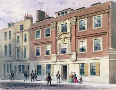 Winchester Street, 1850 tekijältä Thomas Hosmer Shepherd