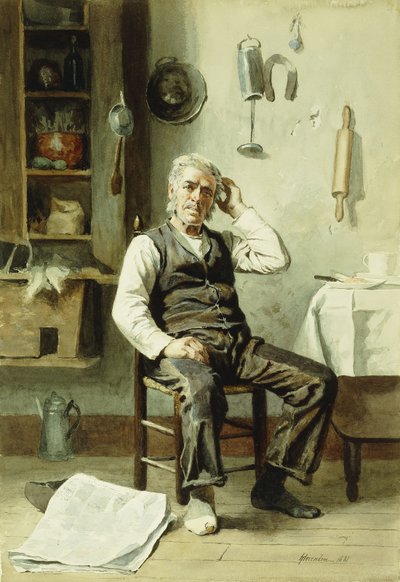 Hämmentynyt, 1881 tekijältä Thomas Hovenden