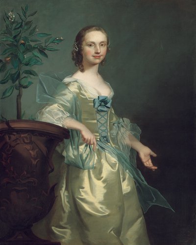 Naisen muotokuva, jonka sanotaan olevan Isabella Courtenay tekijältä Thomas Hudson