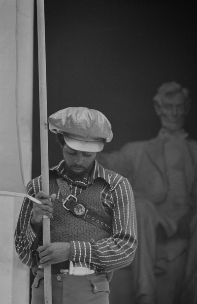 Mustien panttereiden kokous, Lincoln Memorial tekijältä Thomas J. O
