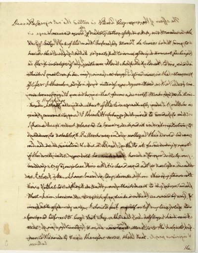 Nimikirjoituskirje Yhdysvaltain Ranskan ministerinä tohtori John Pagelle tekijältä Thomas Jefferson