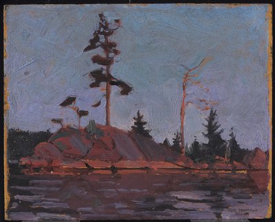 Algonquin Park, 1916 (öljy komposiittipuumassalevylle) tekijältä Tom Thomson