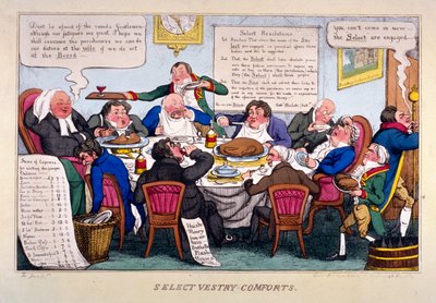 "Select vestry comforts", 1828 tekijältä Thomas Jones