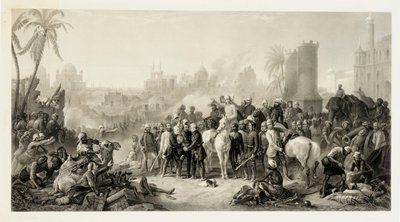 The Relief of Lucknow ja The Triumphant Meeting of Havelock, Outram ja Sir Colin Campbell, 1862 tekijältä Thomas Jones Barker