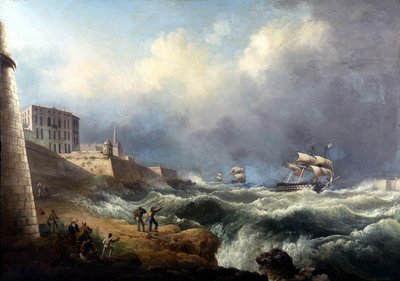 Näkymä TL Hornbrookin sisäänkäynnille Grand Harboriin tekijältä Thomas L. Hornbrook