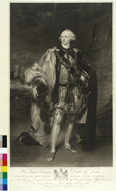 Leedsin 5. herttua Osborne (kaiverrus) tekijältä Thomas Lawrence