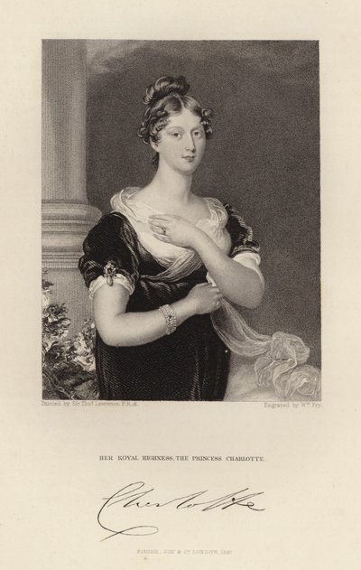 Hänen kuninkaallinen korkeutensa prinsessa Charlotte tekijältä Thomas Lawrence